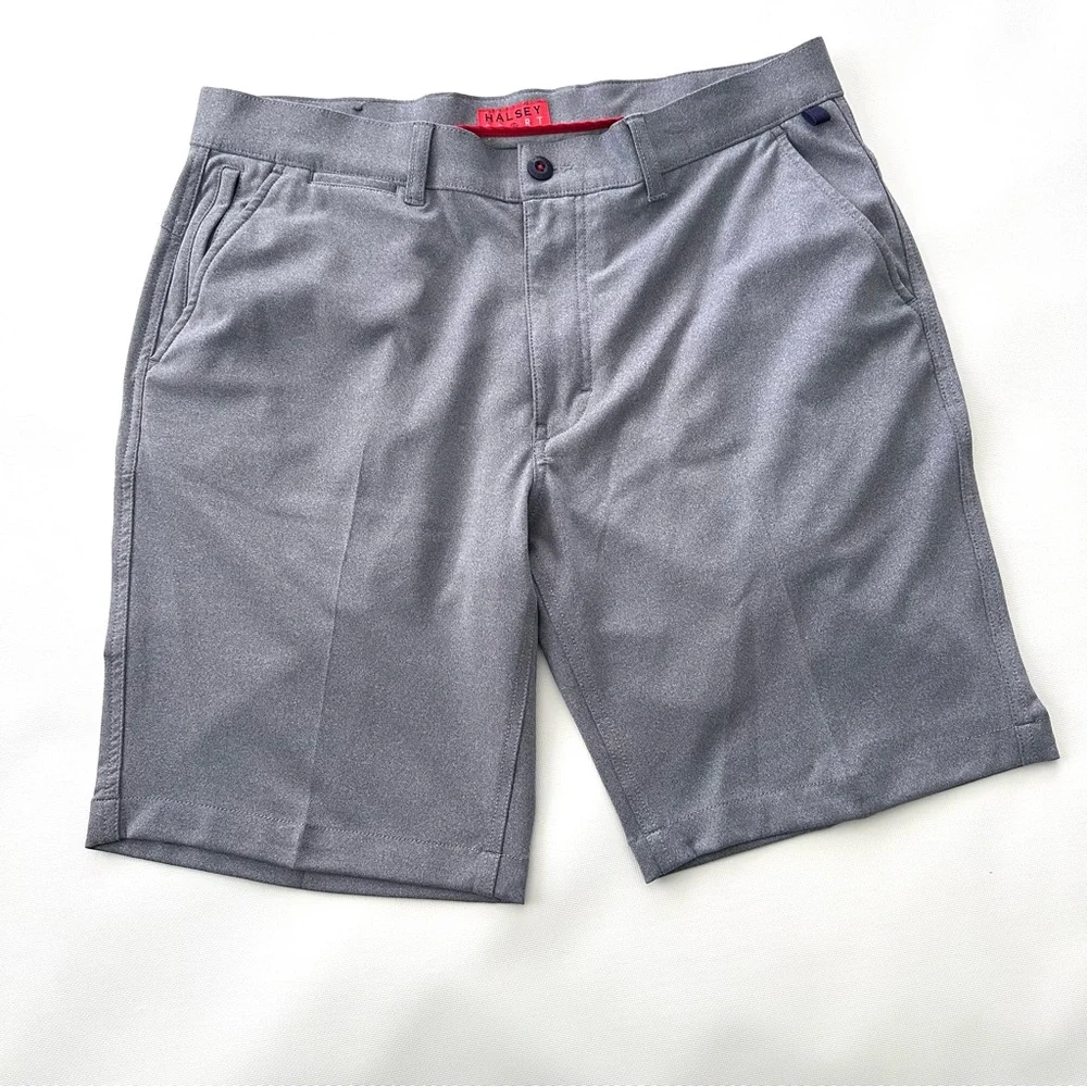 Halsey Breakwater Sport Shorts 35 inch waist 9 inch inseam grey - Picture 1 of 7